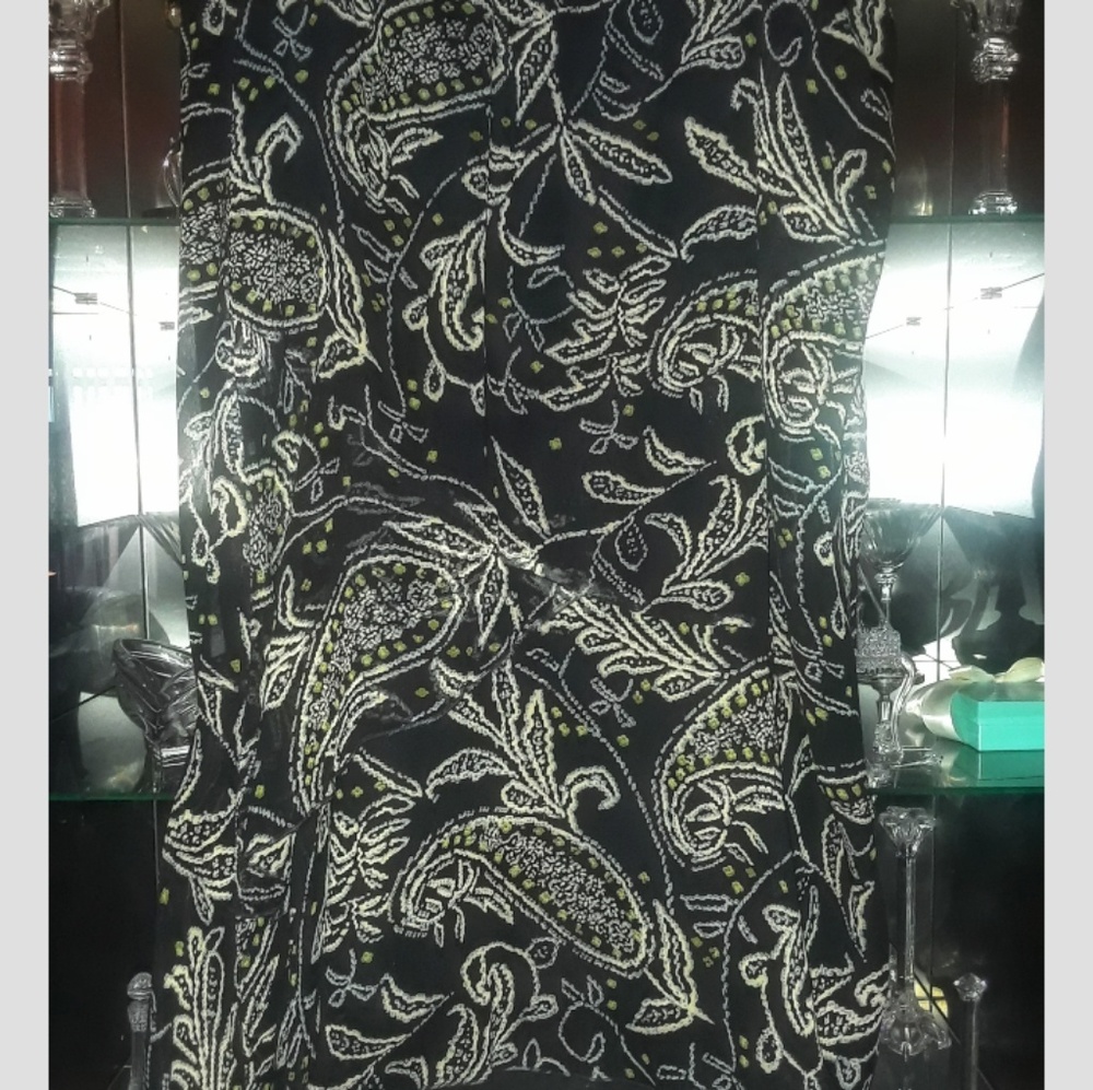 Style & Co. Print skirt w/lining